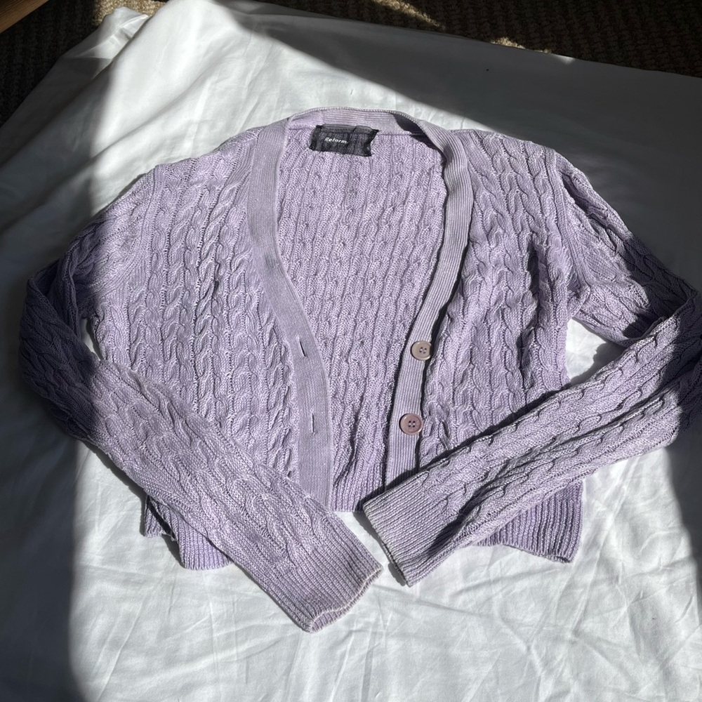 Reformation knitted sweater